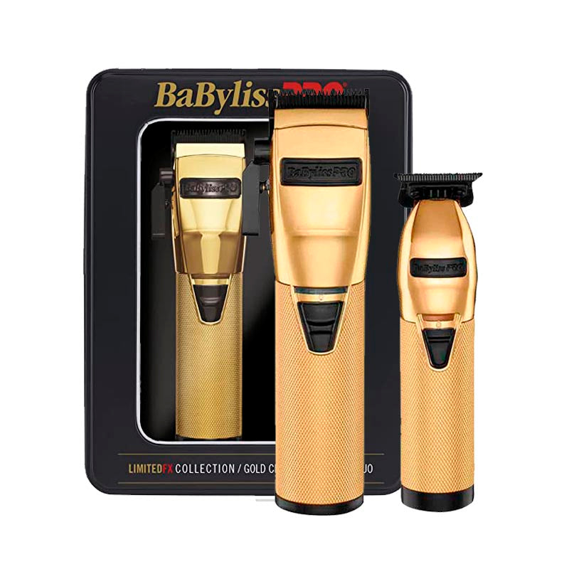 PACK BABYLISS CLIPPER + TRIMMER GOLD