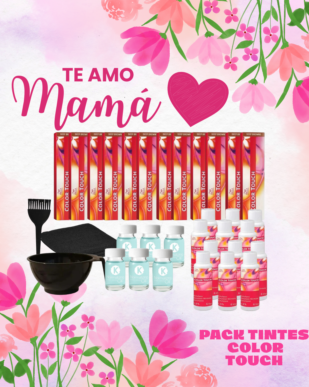 💖TE AMO MAMÁ💖 PACK COLOR SEMIPERMANENTE – COLOR TOUCH