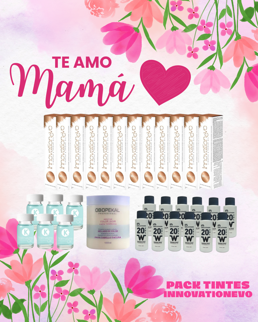 💖TE AMO MAMÁ💖 PACK COLOR PROFESIONAL – INNOVATIONEVO
