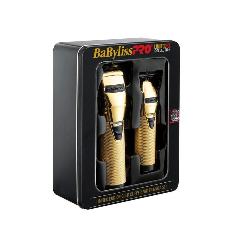 PACK BABYLISS CLIPPER + TRIMMER GOLD
