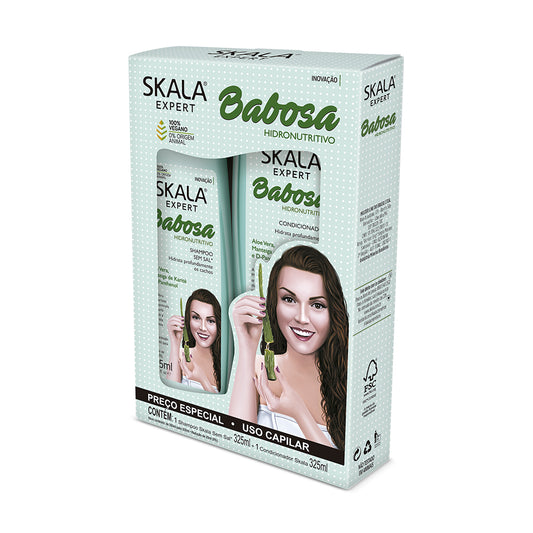 KIT SHAMPOO/ACOND BABOSA 650ML SKALA