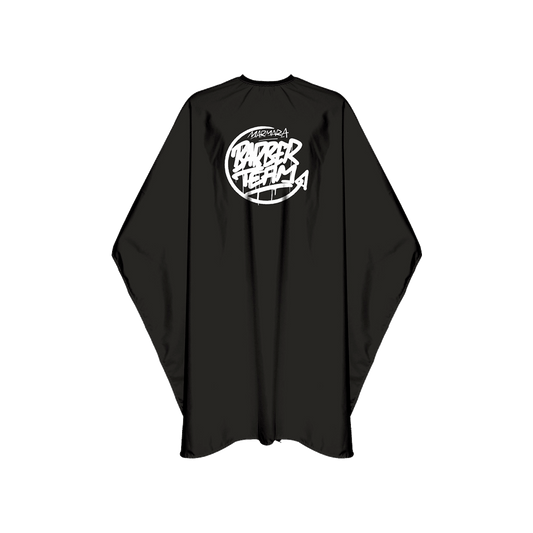 BARBER CAPE TEAM PRO BLACK.