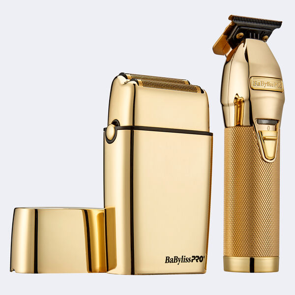 PACK BABYLISS TRIMMER + SHAVER GOLD FX