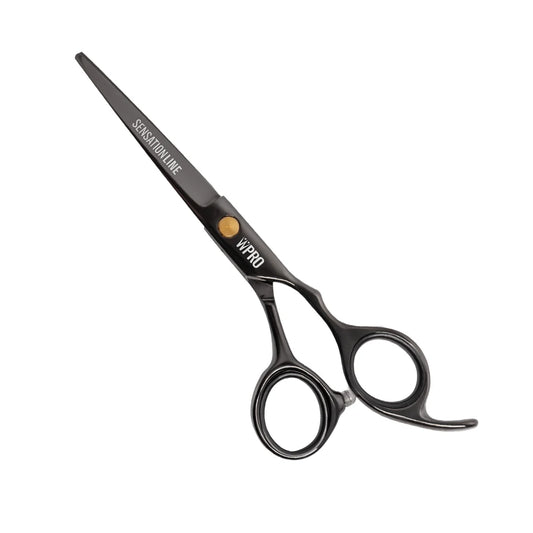 TIJERA FILO NAVAJA WPRO SENSATION LINE GOLD TOUCH 7030S BLACK