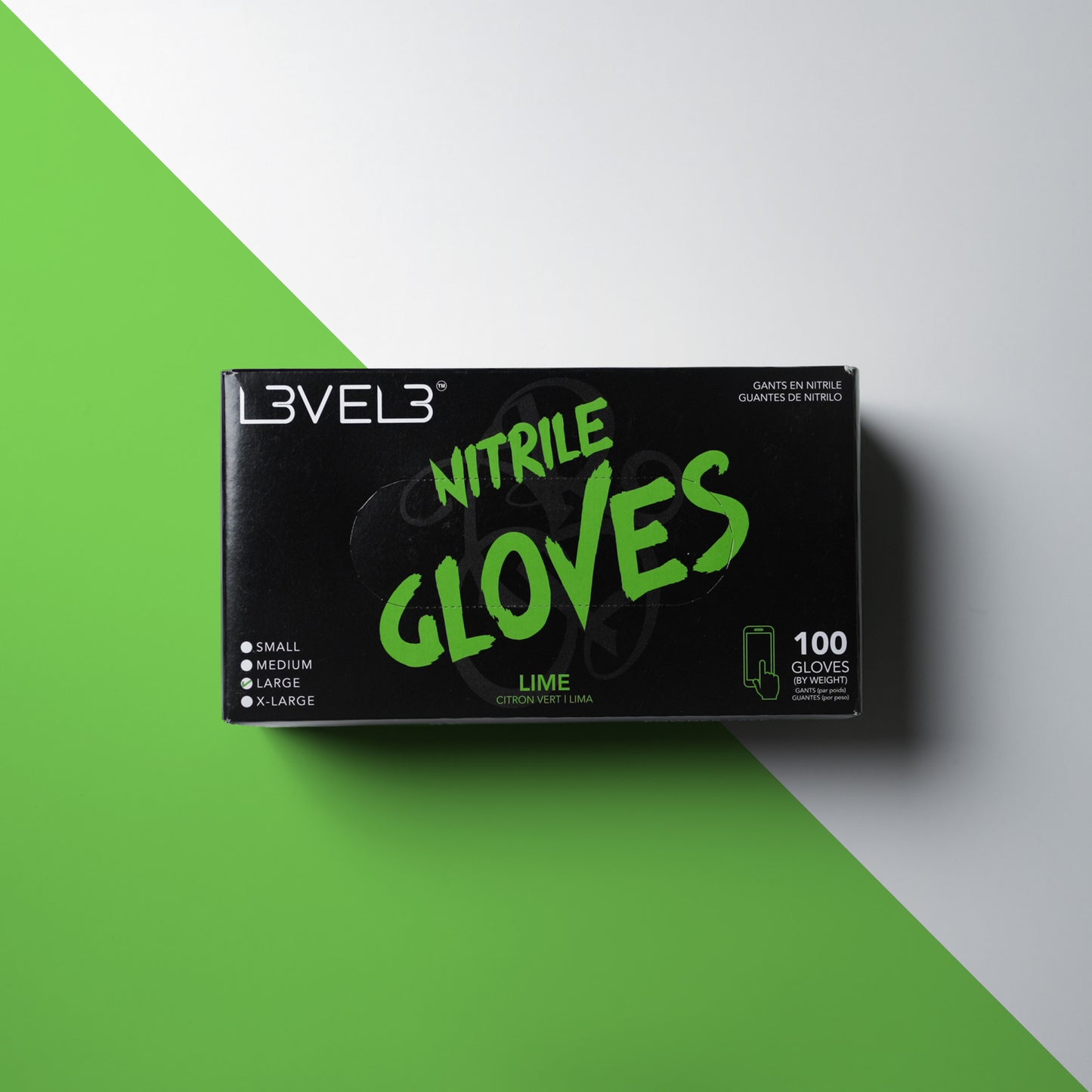 GUANTE LEVEL 3 LIME