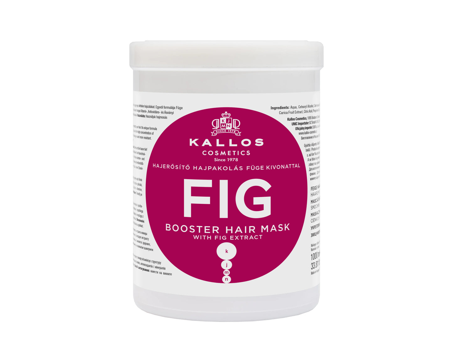 MASCARA CAPILAR KLLOS KJMN FIG BOOSTER 1000ML