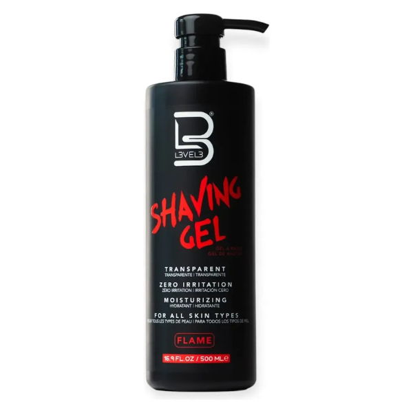 LEVEL3 SHAVING GEL FLAME 500ML