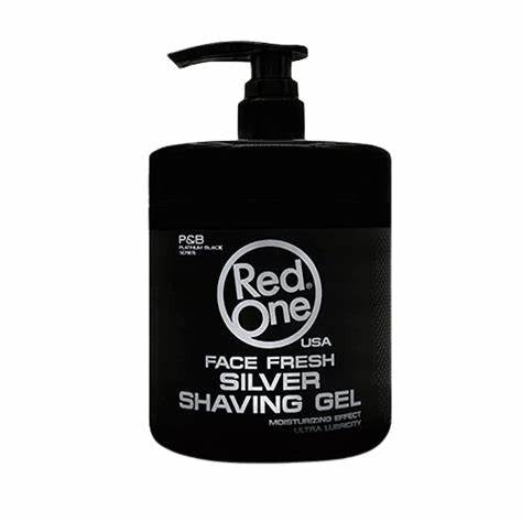 SHAVING GEL RED ONE SILVER 1000ML