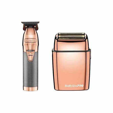 PACK BABYLISS TRIMMER + SHAVER ROSE GOLD FX