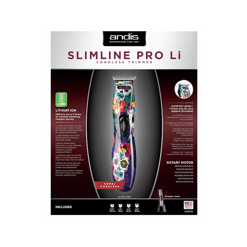 TRIMMER ANDIS SLIMLINE PRO LI SKULL
