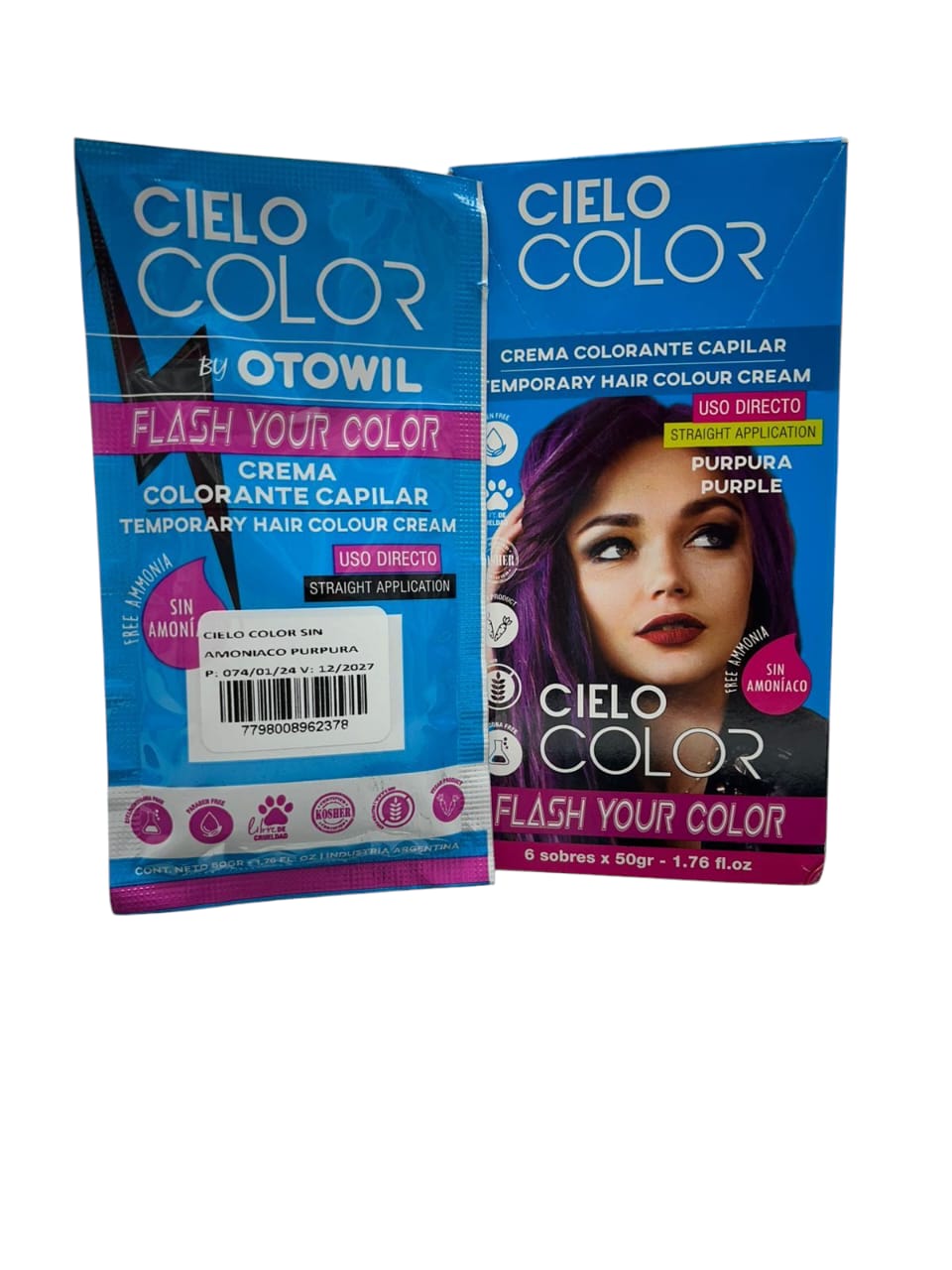 CIELO COLOR SIN AMONIACO PURPURA 45 G