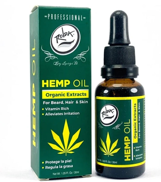 ACEITE DE BARBA HEMP OIL 30ML ROLDA
