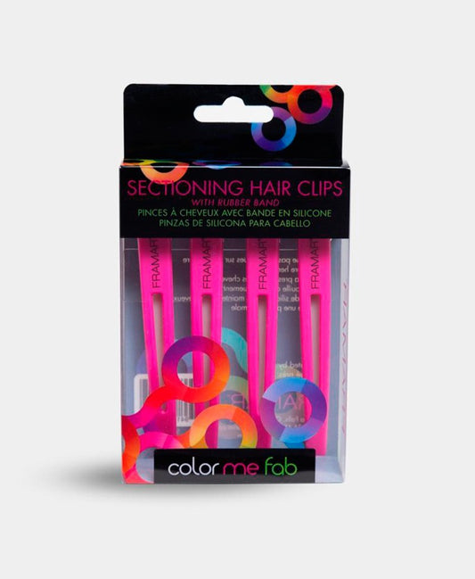 SET PINZAS FRAMAR CL-GG-PNK COCODRILO SOFT FUCSIA 4UN