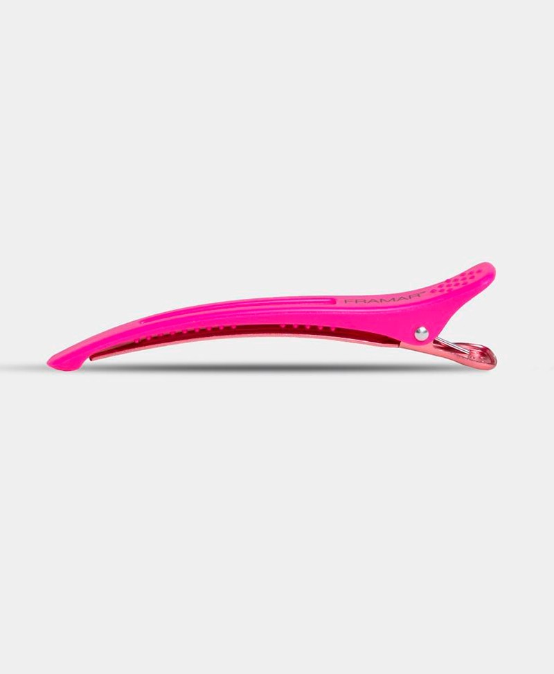 SET PINZAS FRAMAR CL-GG-PNK COCODRILO SOFT FUCSIA 4UN