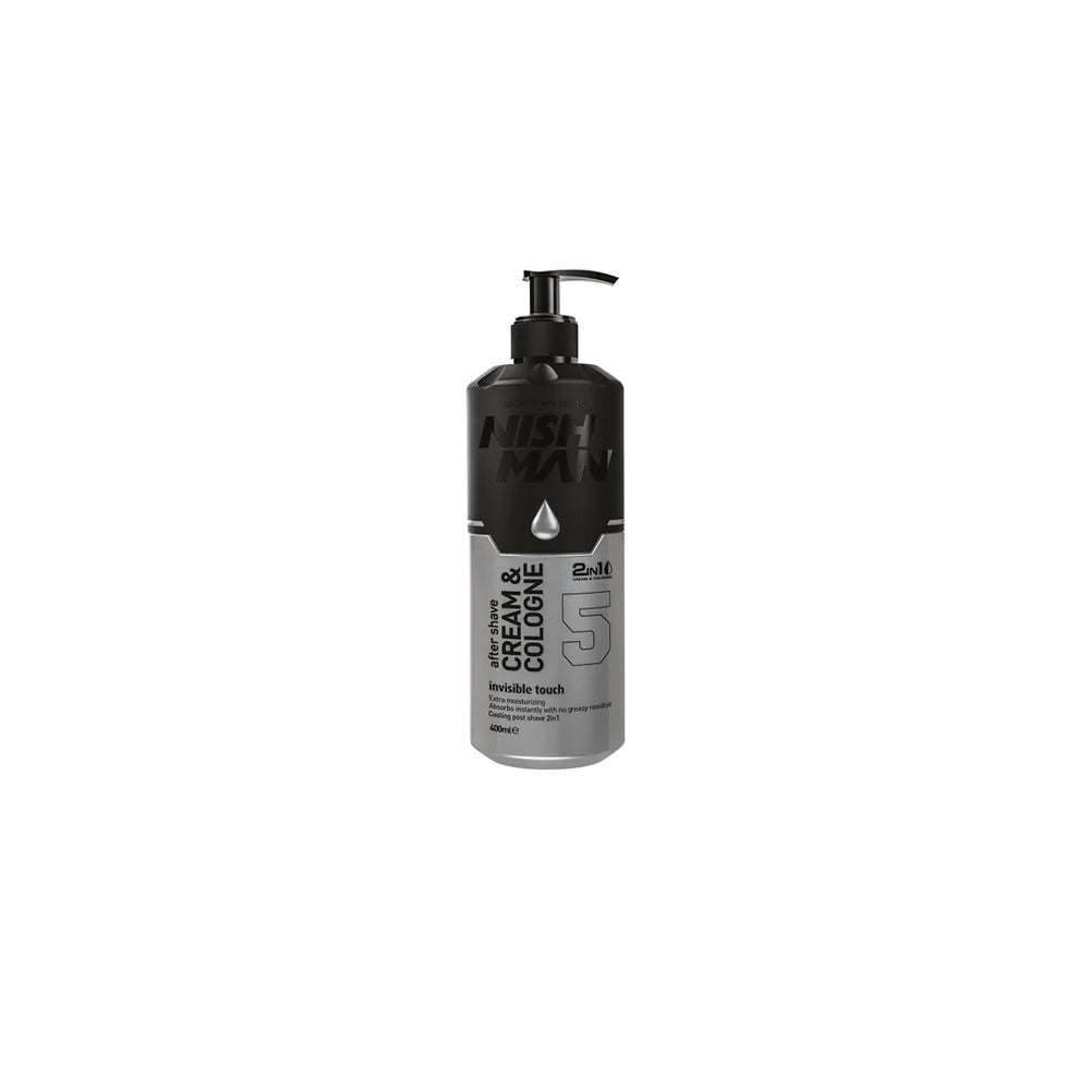 AFTER SHAVE CREAM Y COLOGNE N5 NISHMAN 400ML.