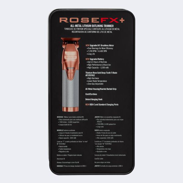 TRIMMER BABYLISS SKELETON ROSE GOLD