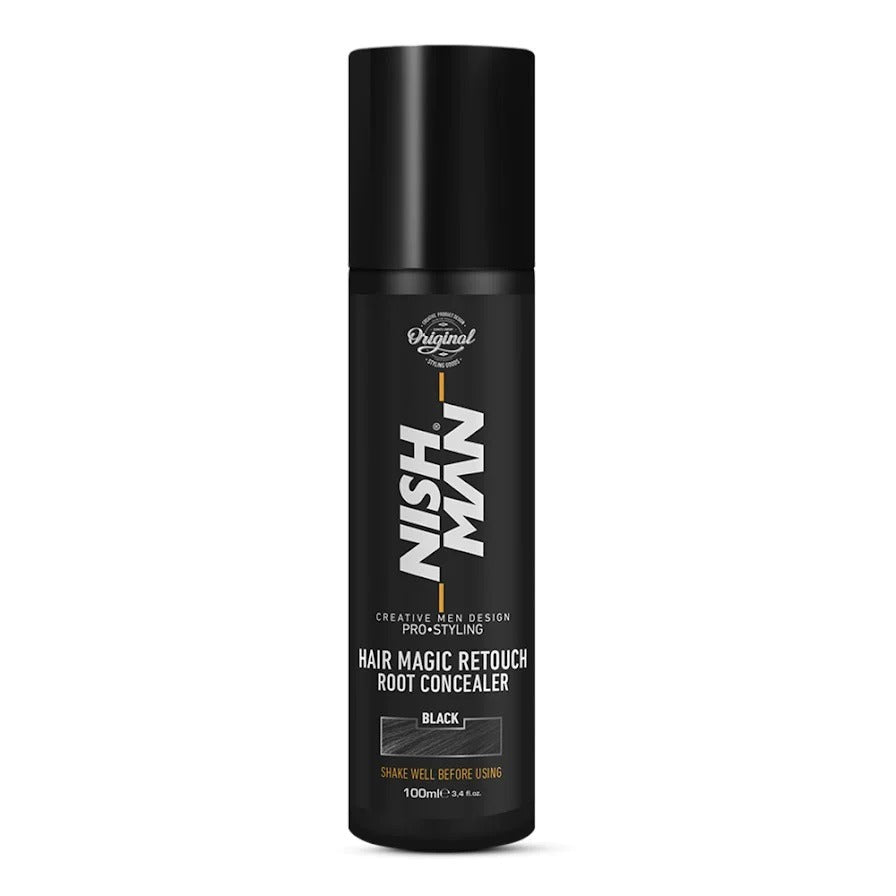 SPRAY DE RETOQUE VOLUMINIZADOR MAGIC CLIP CLIP RETOUCH BLACK NISHMAN.