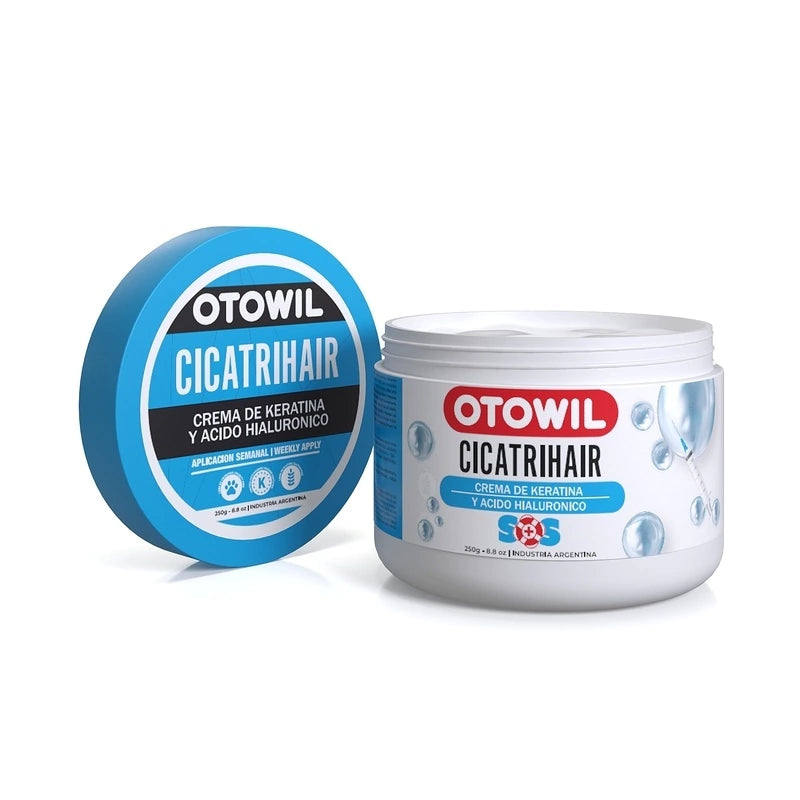 OTOWIL CREMA CAPILAR CICATRIHAIR SOS KERATINA Y ACIDO HIALURONICO POTE 250GR