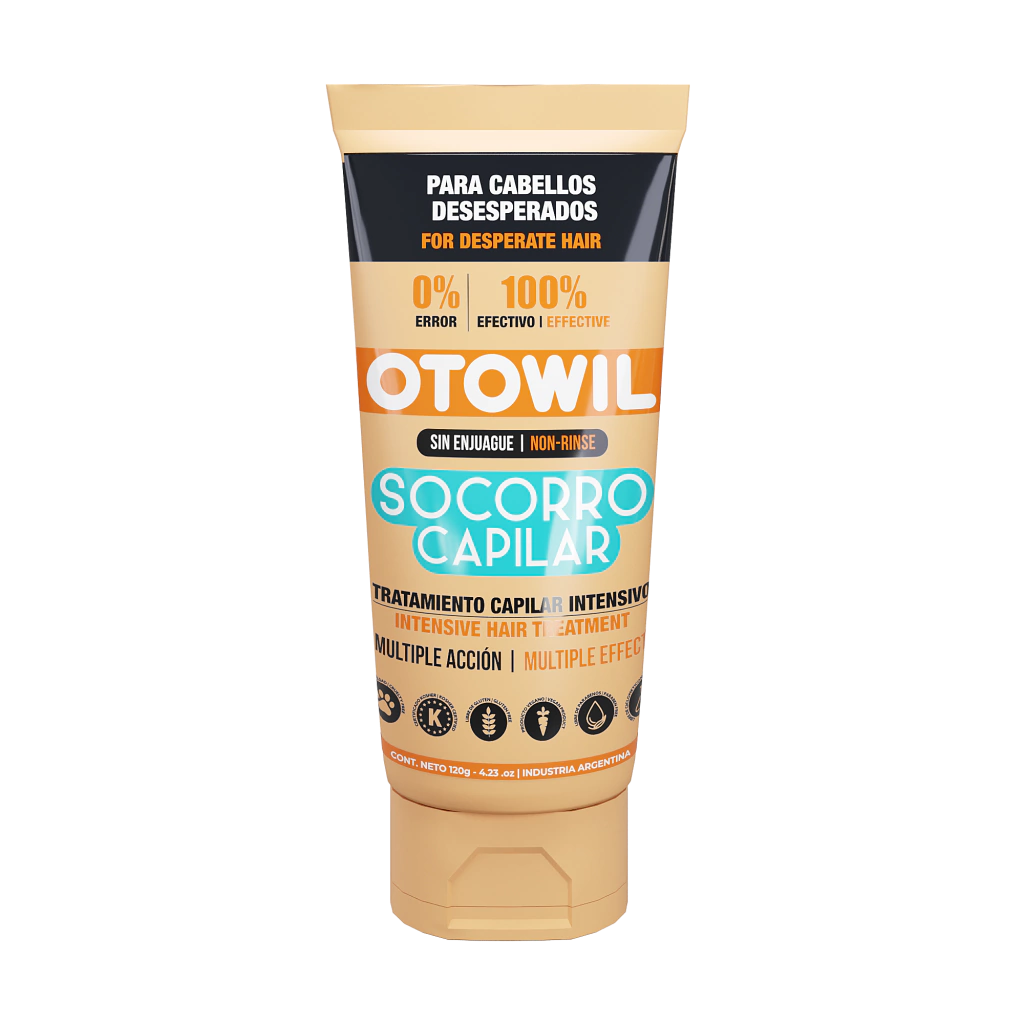 OTOWIL SOCORRO CAPILAR TRATAMIENTO SIN ENJUAGUE POMO 120GR