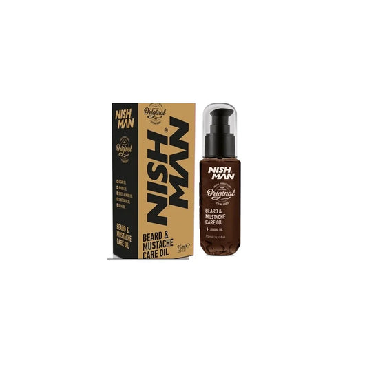 NISHMAN ACEITE PARA EL CUIDADO DE  BARBA Y  BIGOTE  75ML.
