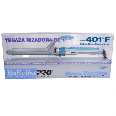 ONDULADOR BABYLISSPRO 1"/25 MM TENAZA RIZADORA