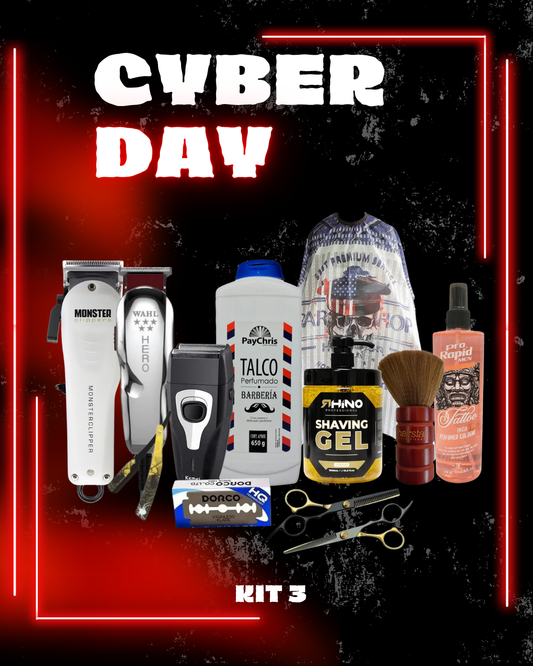 KIT BARBER PROFESIONAL #3 – CYBER DAY