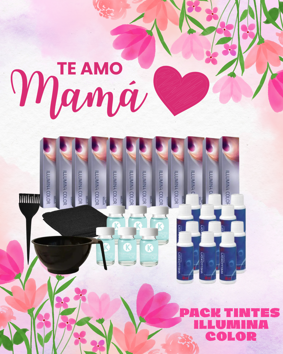 💖TE AMO MAMÁ💖 PACK COLOR PROFESIONAL – ILLUMINA COLOR