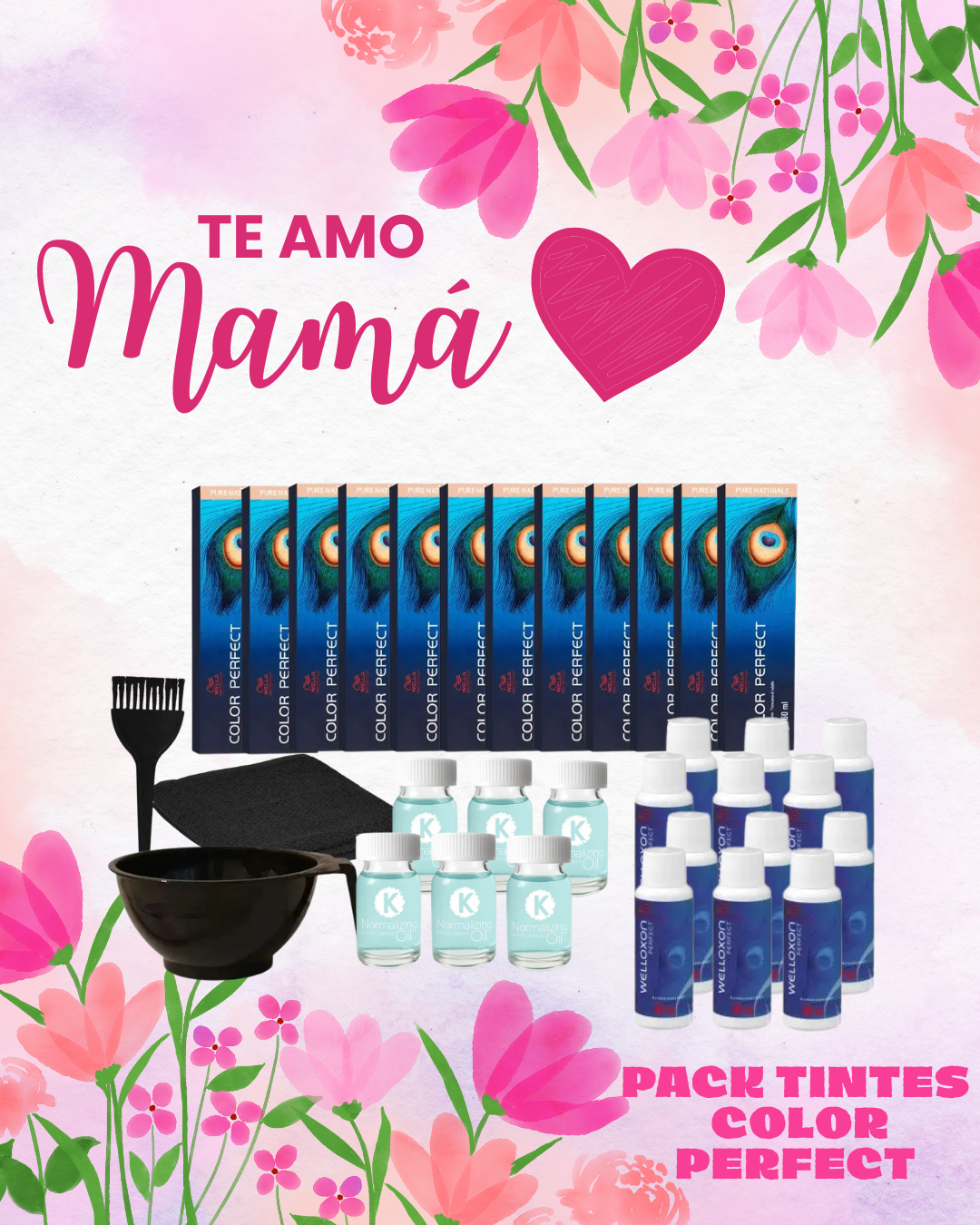 💖TE AMO MAMÁ💖 PACK COLOR PROFESIONAL – COLOR PERFECT