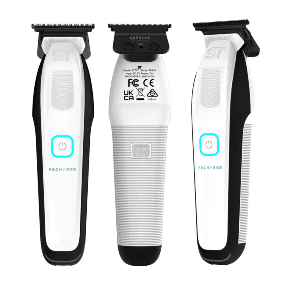 ST TRIMMER RECHARGE WHITE