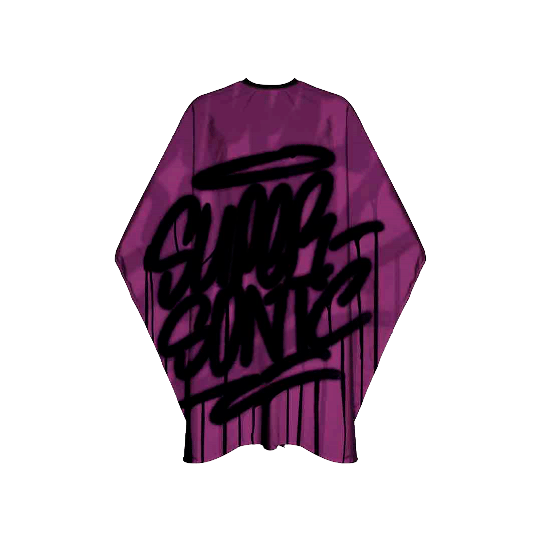 BARBER CAPE SUPER SONIC PURPLE