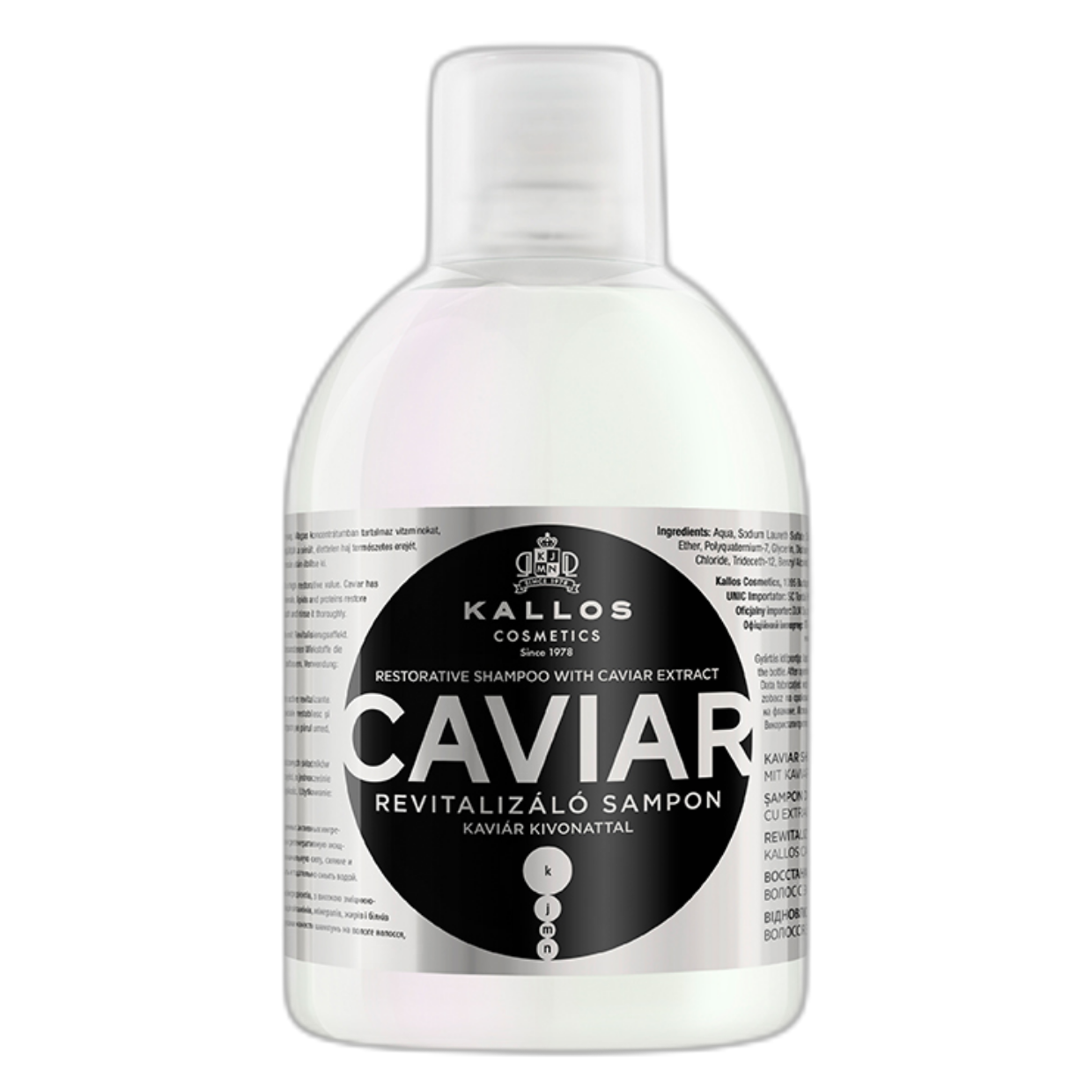 SHAMPOO KALLOS KJMN CAVIAR 1000ML