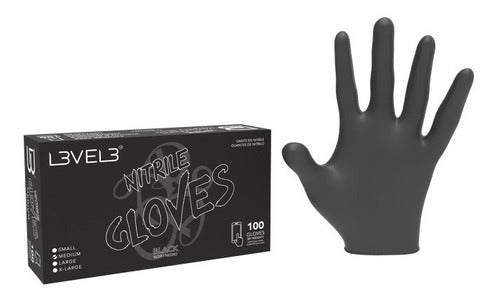 GUANTE LEVEL3 BLACK - S