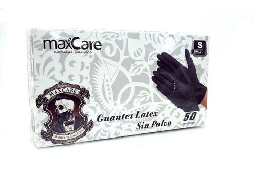 GUANTES MAXCARE TALLA S 50UN