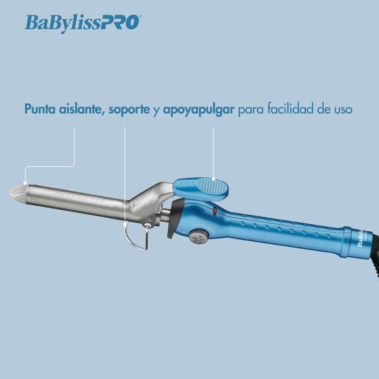 ONDULADOR BABYLISSPRO 1"/25 MM TENAZA RIZADORA