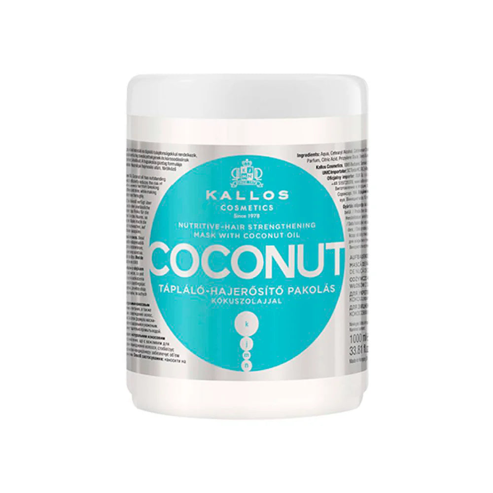 MASCARA CAPILAR KALLOS KJMN COCONUT NUTRITIVE 1000ML