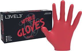 GUANTES LEVEL3 RED - S