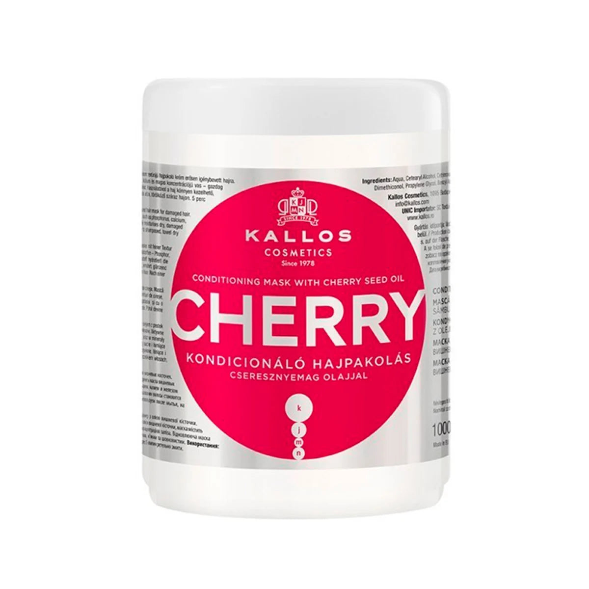 MASCARA CAPILAR KJMN CHERRY CONDITIONING 1000L