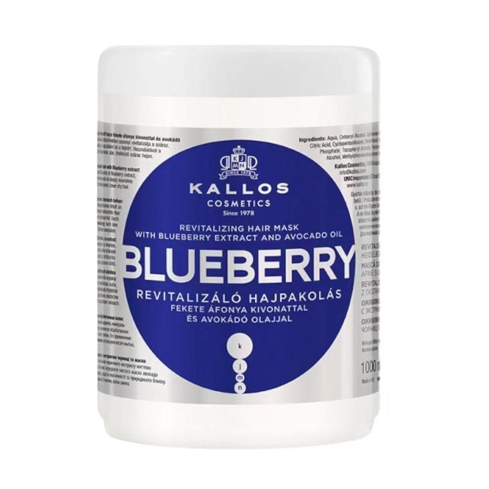 MASCARA CAPILAR KALLOS KJMN BLUEBERRY REVITALIZING 1000ML