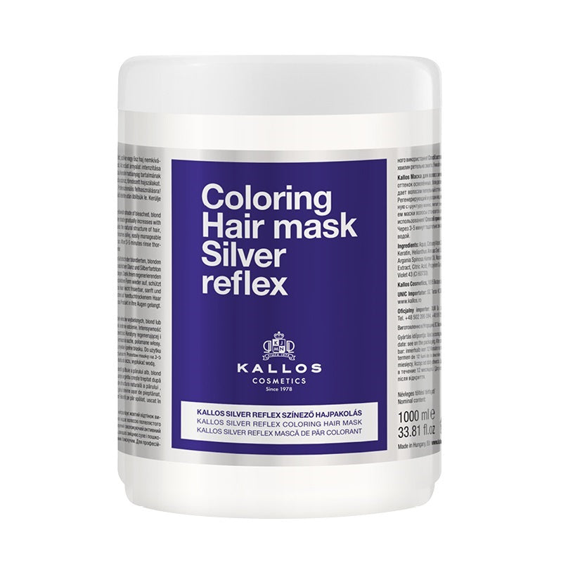 MÁSCARA CAPILAR KALLOS SILVER REFLEX COLORING 1000ML