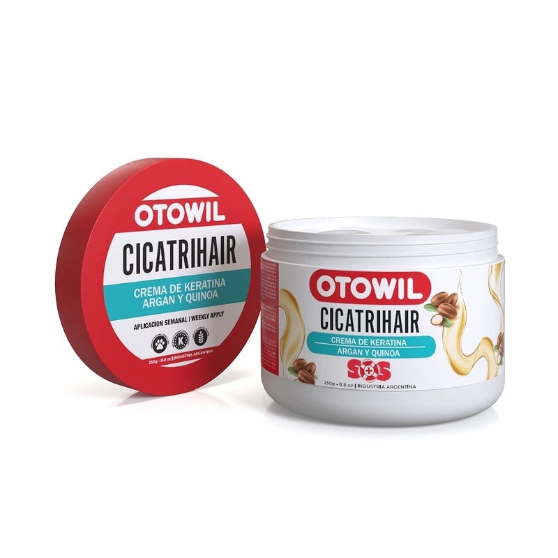 OTOWIL CREMA CAPILAR CICATRIHAIR SOS KERATINA Y ARGAN POTE 250GR